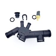 Suitable for Volkswagen Beetle Coolant Pipe Flange Water Pipe Joint with Water Temperature Sensor 06