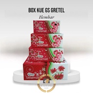 Snack Box Cake Box Catering Rice Box Flower Motif GS Gretel 15x15 18x18 20x20 25x25