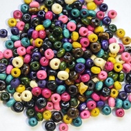 20 GRAMS 4MM WOOD BEADS SPACER