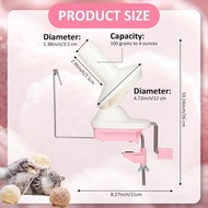 Yarn Winder, Yarn Ball Winder, Pink Yarn Ball Winder for Crocheting, Hand Operated Yarn Ball Winder,