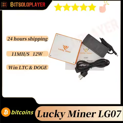 Lucky Miner lg07 Bitcoins Miner 11MH/s Asic LTC Miner Asik Mining Crypto Miners Solo Bitcoin DOGE Ho