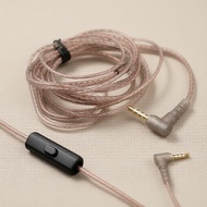 KZOFCKZ ZSN、EDX、EDC PRO、CCA Castor KZ Kabel Naik Taraf OFC Tulen untuk Fon Telinga KZ ZSN EDX EDC PR