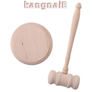 KANGNAI Gavel, Wooden Handcrafted Wooden Gavel Gavel and Block Set, Judge Judge Hammer and Gravel Ga