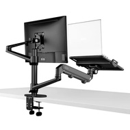 [iDS] Monitor and Laptop Mount Dual Monitor Arm Desk Stand Single Gas Spring Arm Laptop Tray Laptop Single Arm Stand