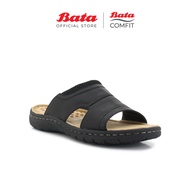 BATA COMFIT Chot Men Black Summer  Sandal 8616153 Sandal Lelaki
