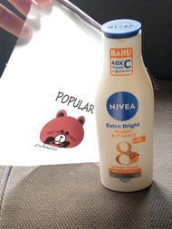 (FREE POUCH) NIVEA Body Extra White Repair & Protect Lotion SPF15 200ML - NIVEA BODY LOTION - NIVEA 