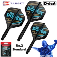 TARGET K FLEX DARTS FLIGHT-【No.2】STANDARD THE POWER (PHIL TAYLOR) K-Flex Integrated Dart Flights