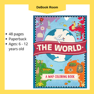 The World: A Map Coloring Book