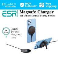 ESR เครื่องชาร์จ MagSafe ที่ชาร์จแบบไร้สาย15W สำหรับ IPhone16 ProMax/16 Pro/16/16 Plus/15/14/13แผ่นร
