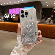 Phone Case Glitter Silver Coquette for Realme | Custom Softcase All Types | Custom Case Request hp