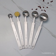 Yangjiang Factory5Set of stainless steel measuring spoons with scales for baking, measuring grams fo
