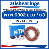 NTN 6302 LLU ( 15 x 42 x 13 ) PROTON Saga  Iswara  LMST Front Absorber Mounting Bearings Made In JAP