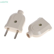 [cxGUYU] 2 Pin EU Plug Male Female electronic Connector Socket Wiring Power Extension  PRTA