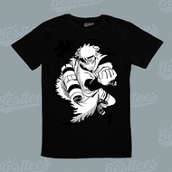 Men Japanese Anime Naruto Fly Punch Uzumaki T-Shirt