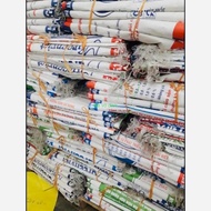 Set of 100 old pineapple sacks, packing sacks, used ice sacks