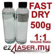 (Support KL Instant Delivery) 500g 1:1 Fast Hard 0.5KG Epoxy Resin AB Glue Hard PVC Resin High Quali