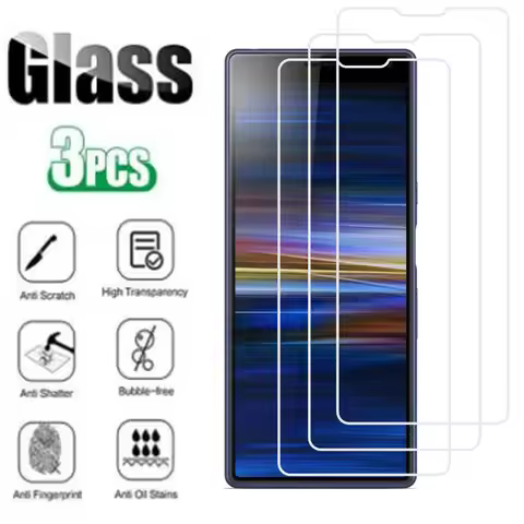 Screen Protector For Sony Xperia 5 10 II Plus XA1 Tempered Glass for Sony Xperia L L2 L3 L4 XZ1 Z3 Z