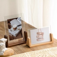 Premium Wooden Photo Frame Clear Acrylic Size 78 Inches Desk Decoration