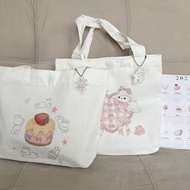 Mocorie - Cherubink Coquette Mini Bag With Keychain / Coquette Ribbon Lunch Bag Small Multipurpose S