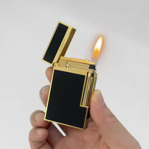 Classic Gas Lighters D Brand Paris Lighter For Smoker Soft Flame Cigarette Lighter Smoking Gadgets L