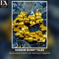 Bunny Hug & Zodiac Rabbit Charms – Handcrafted Lucky Bunny Charms for DIY Bracelets & Necklaces