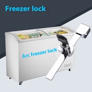 Horizontal ice cream freezer lock, special non perforated refrigerator display cabinet, commercial r