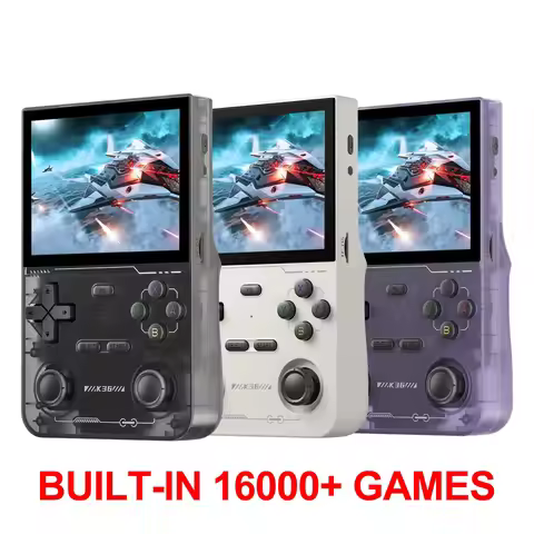 Open Source K36 Retro Handheld Video Game Console 16000 Games Emulator for PS1/PSP/DC/N64/SS 500nit 
