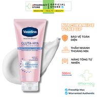 Vaseline Body Tone-Up Serum 4X 4IN1 Healthy Bright Tinh chất dưỡng thể Vaseline nâng tông tức thì 30