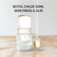 Chlo Perfume Bottle 30ML White Cap Cage Empty Glass Perfume Bottle 30ML