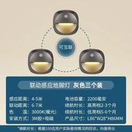 智慧聯動感應小夜燈家用臥室走廊過道廁所起夜夜間感應燈led燈