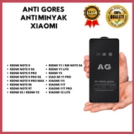 TEMPERED GLASS ANTI MINYAK REDMI NOTE 9-NOTE 9 5G-NOTE 9 PRO-NOTE 9