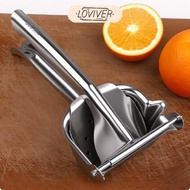 [LOVIVER] Hand Press Manual Juice Presser Stainless Steel Citrus Juicer Fruit Press for Homemade Fre
