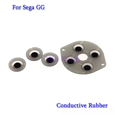 1Set Button Conductive Rubber Pad For SEGA GG Gaming Gear Housing for SEGA GG Conductive Pads