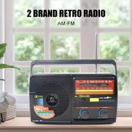 ELECTRIC FM/AM RADIO SPEAKER AC/DC OPERATED 2 BAND RETRO HIGH-QUALITY VGL