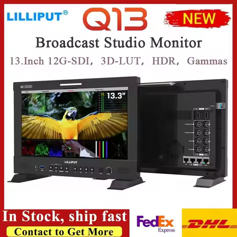 Lilliput Q13 13.3" 12G-SDI Studio / Broadcast Monitor 3840 x 2160 Resolution Monitor Supports up to 