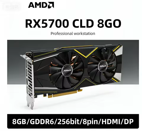 AMD Radeon RX 5700 CLD 8GO & RX 5700 XT TCX 8GP & STRIX RX5700XT O8G GAMING 8GB GDDR6 256-bit graphi