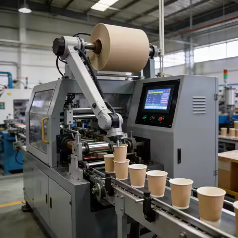 Factory Direct Price Fully Automatic High Speed Disposable Paper Cup Maker Factory Supplier 5oz 9oz