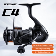 BEARKING RTBLUE C4 Spinning Reel 1000-4000 model 6+1 Stainless Bearings Saltwater Reel Freshwater Re