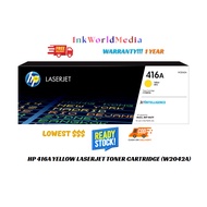 HP 416A Yellow LaserJet Toner Cartridge