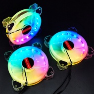 Combo Fan Case C5 / Hub Coolmoon led RGB (HUB THƯỜNG / ĐỒNG BỘ) bảo hành 3 tháng