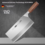 Professional Bone Cutting Chefs Knife 9Cr18Mov Steel