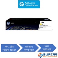 HP 119A Yellow Original Laser Toner [W2092A]