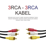 3 RCA To 3 RCA 1.5 Meter Cable Av Video Cable/ 3 RCA DVD TV Cable/ RCA 3-3/