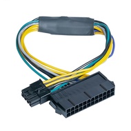 24 Pin to 8 Pin ATX PSU Power Adapter Cable Compatible with DELL Optiplex 3020 7020 9020 Precision