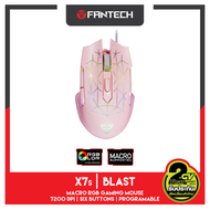 FANTECH X7s RGB Blast Optical Macro Key RGB Gaming Mouse เมาส์เกมมิ่ง ออฟติคอล ตั้งมาโครคีย์ได้ พร้อ