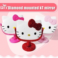 Kt Cat Makeup Mirror Diy Sticker Desktop Mirror Desktop Manual Sticker Vanity Mirror Cat Head Mirror