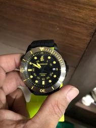 SPINNAKER 300M 潛水錶 黑黃 原盒
