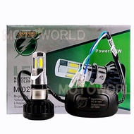 RTD Universal Type M02E Motorcycle LED Headlight Bulb 6 COB 6500K H4 HS1 BA20D