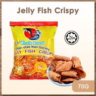 【𝙏𝙇】Whale Brand Jelly Fish Crispy KEROPOK IKAN SNEK IKAN 香鱼酥片 脆鱼片