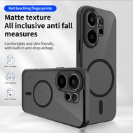 Supports Wireless Charging Casing For Vivo V60 VivoV60 5G Matte Acrylic Phone Case Shockproof Protec